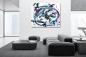 Mobile Preview: Buy modern painting living area - abstract 1383